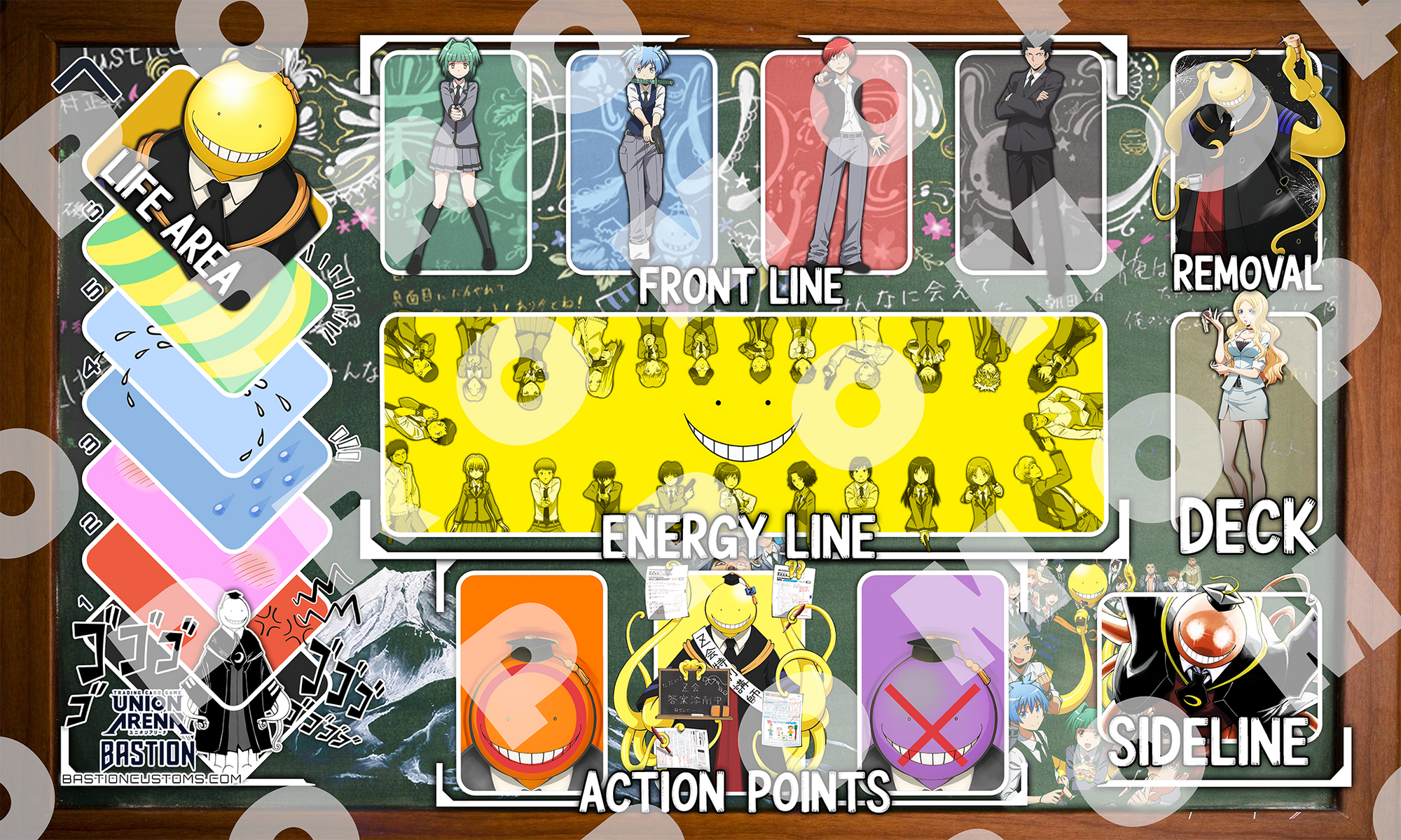 FIRST-WEEK SALE - Assassination Classroom - Union Arena Playmat