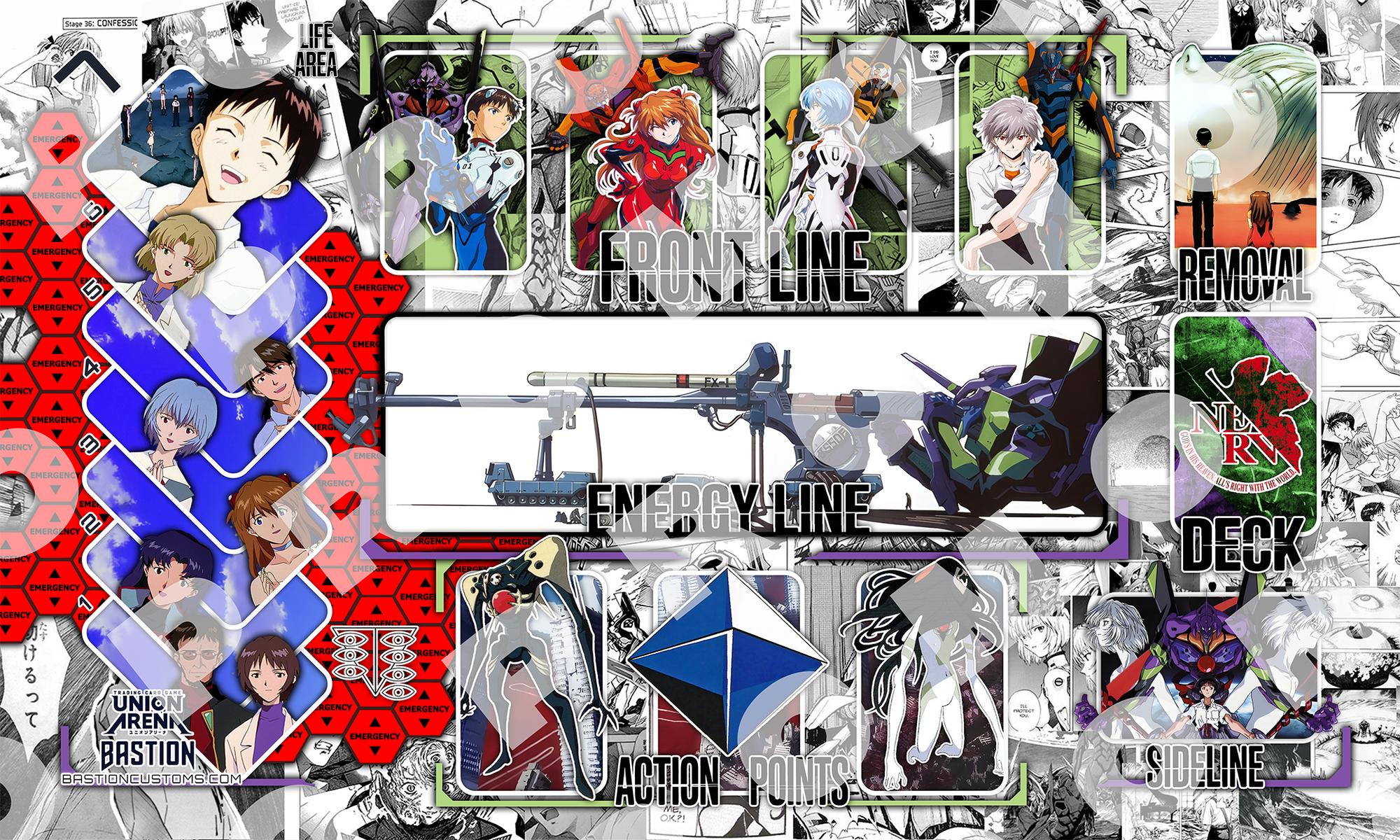 Neon Genesis Evangelion - Union Arena Playmat