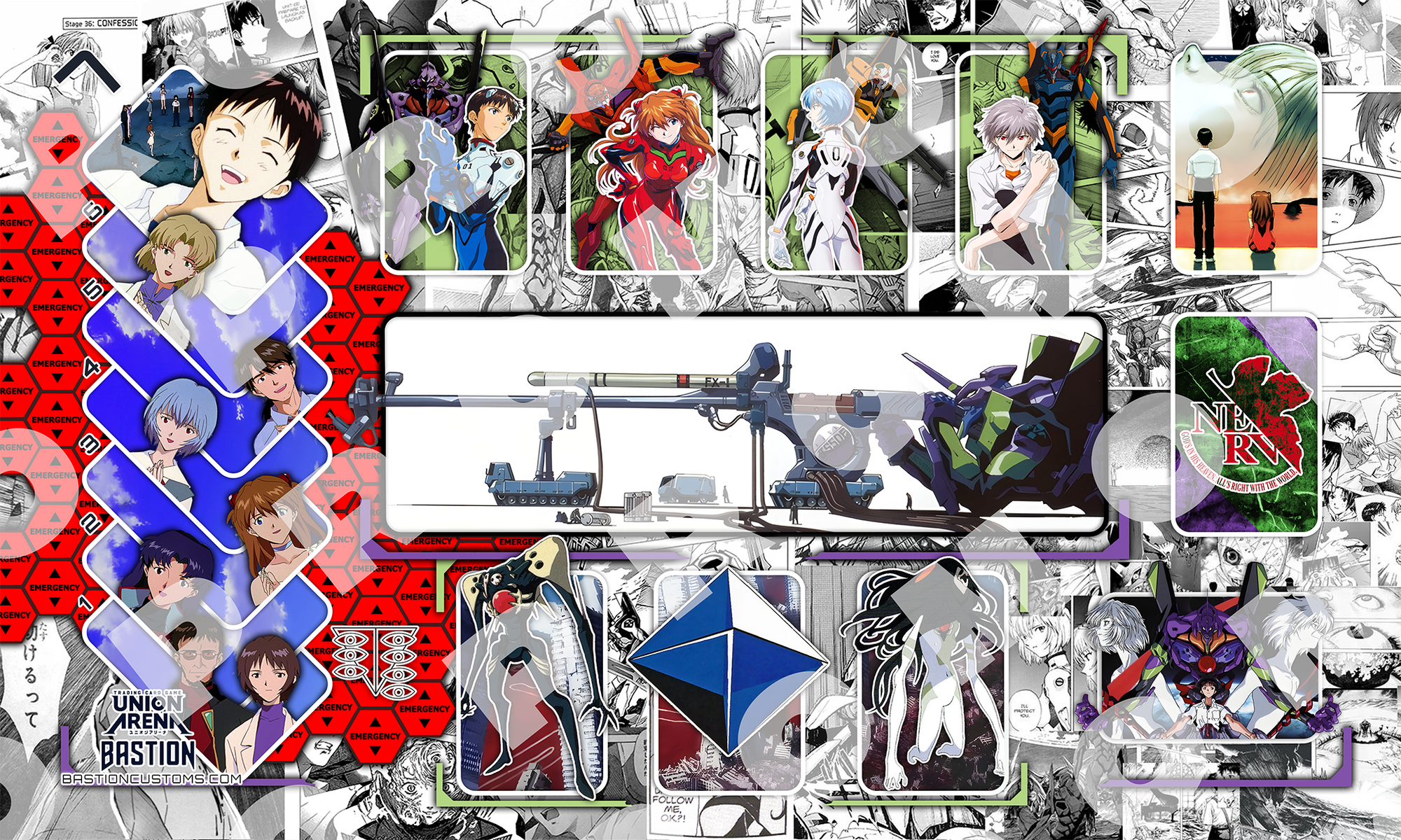 Neon Genesis Evangelion - Union Arena Playmat