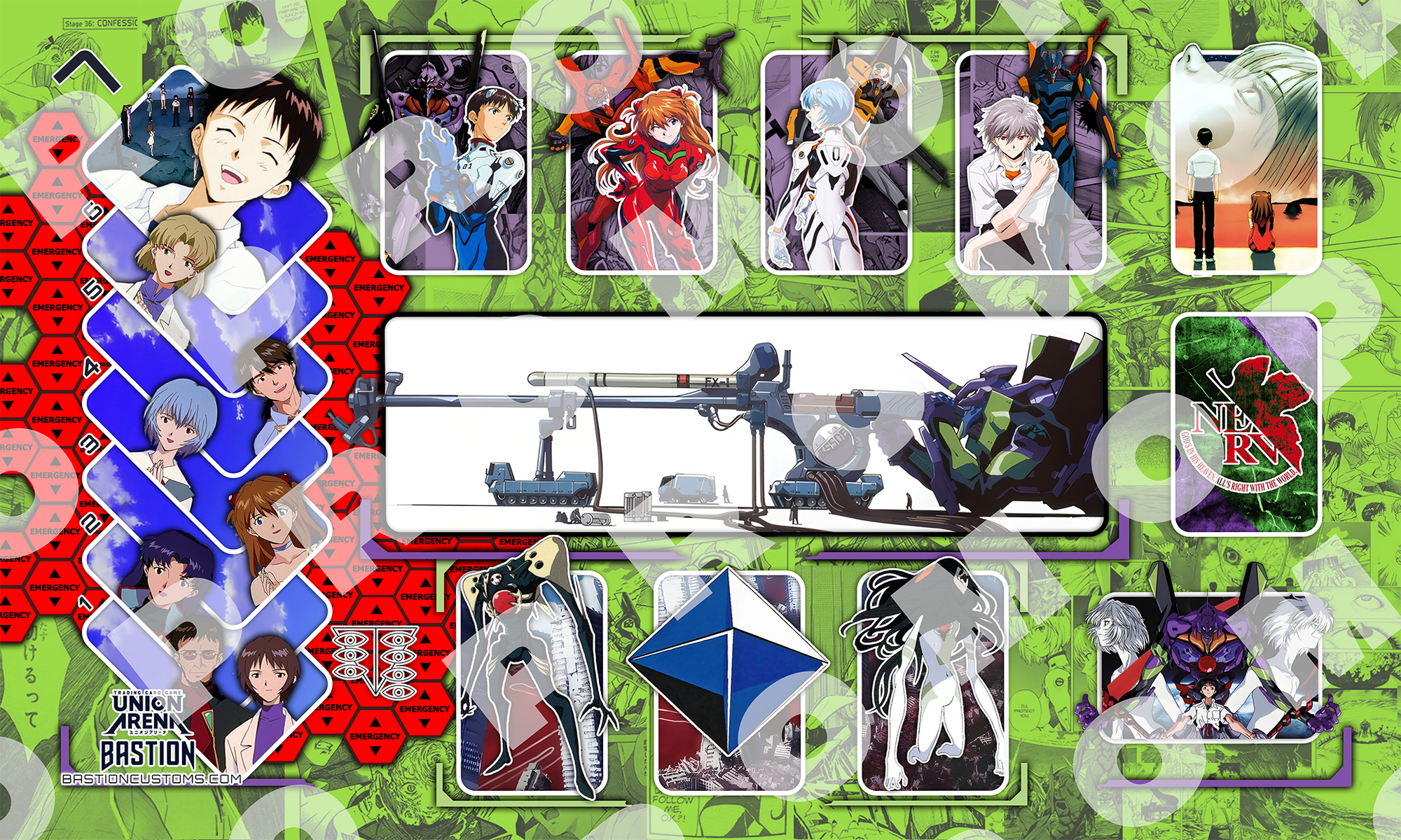 Neon Genesis Evangelion - Union Arena Playmat