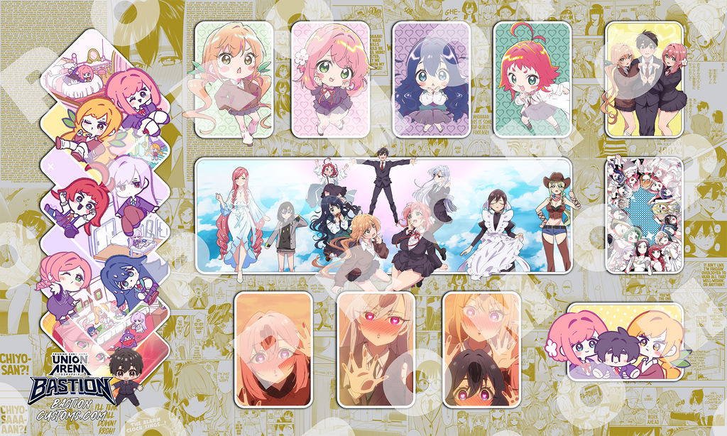 The 100 Girlfriends Who RRRRReally Love You  - Union Arena Playmat