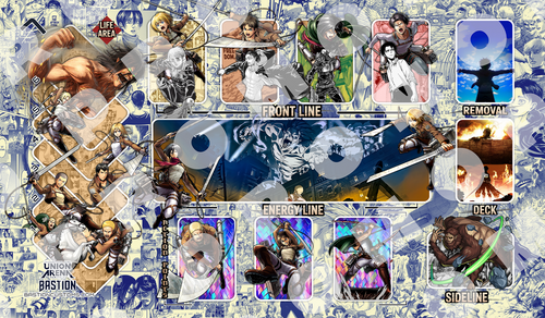 FIRST-WEEK SALE - Attack on Titan - Union Arena Playmat