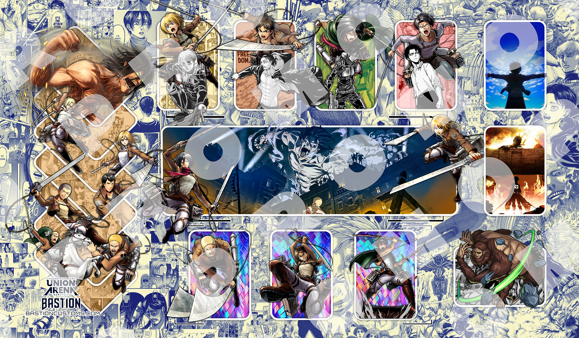 FIRST-WEEK SALE - Attack on Titan - Union Arena Playmat