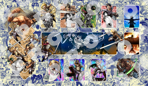 FIRST-WEEK SALE - Attack on Titan - Union Arena Playmat