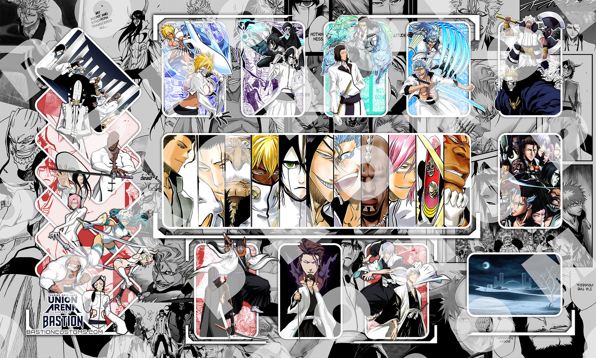 BLEACH【UNION ARENA/プレイマット】 BLEACH Espadas - Union Arena Playmat – BastionCustoms