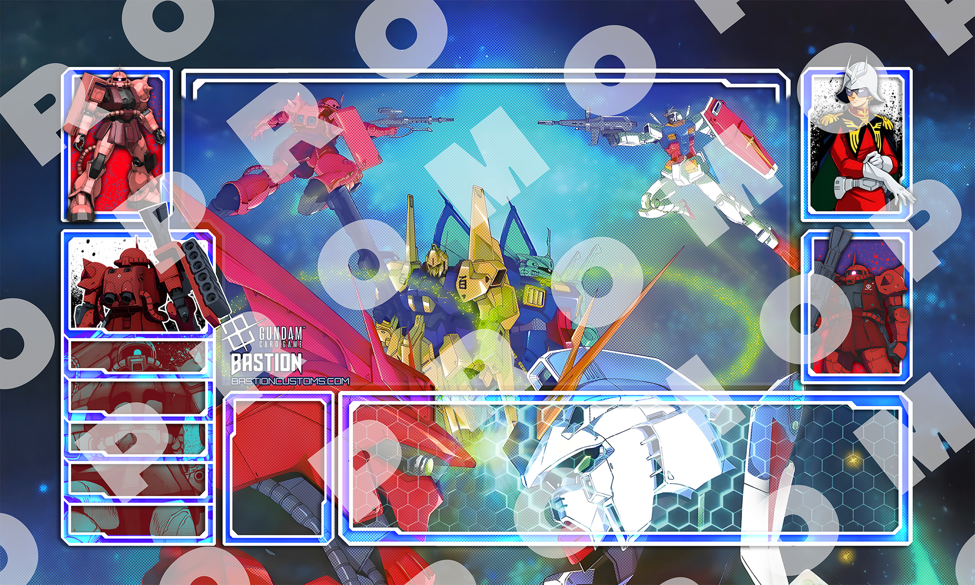 PRE-SALE - Char Aznable - Gundam TCG Playmat
