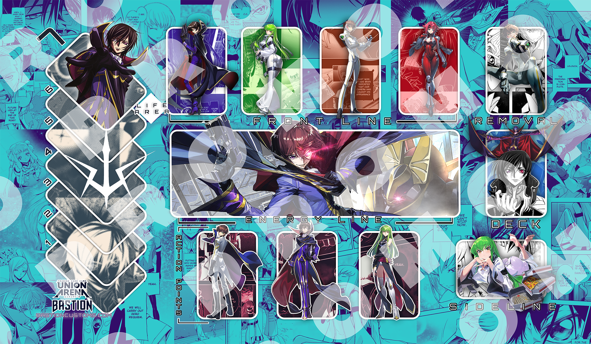 PRE-SALE - Code Geass - Union Arena Playmat