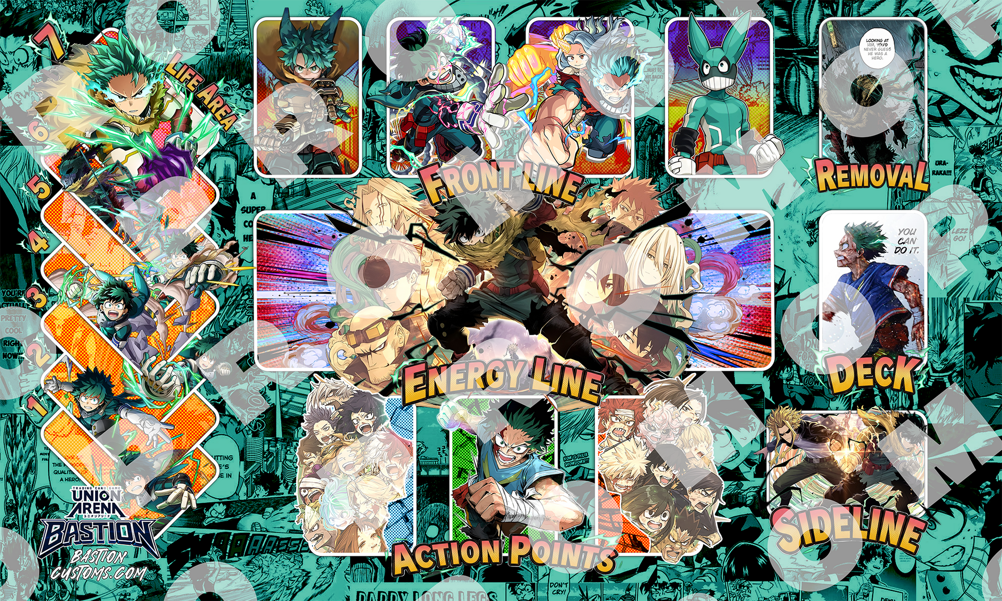 My Hero Academia - Deku/Midoriya - Union Arena Playmat
