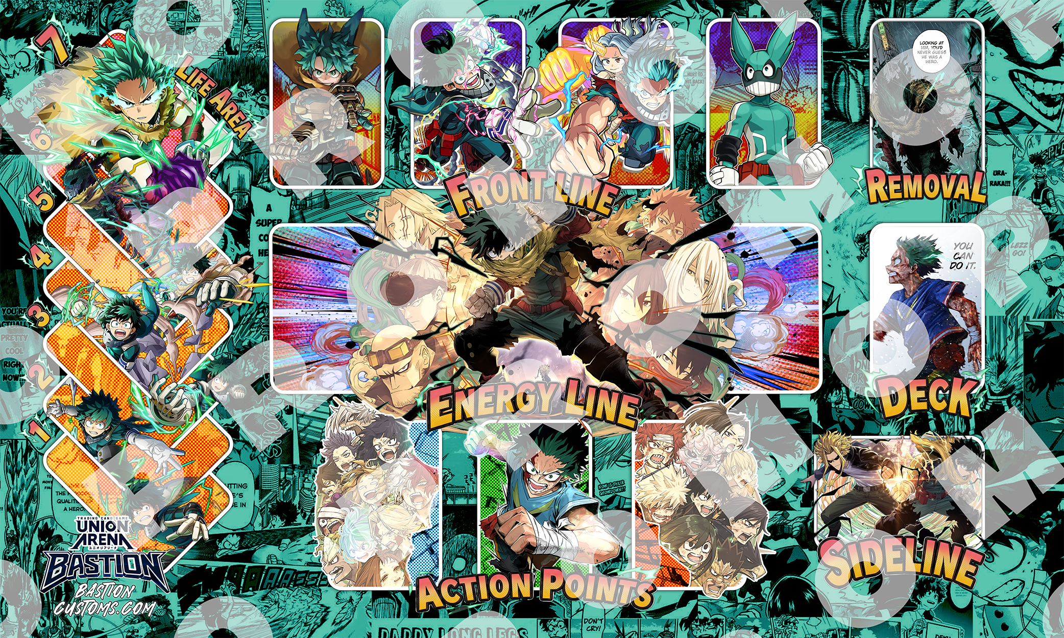 My Hero Academia - Deku/Midoriya - Union Arena Playmat