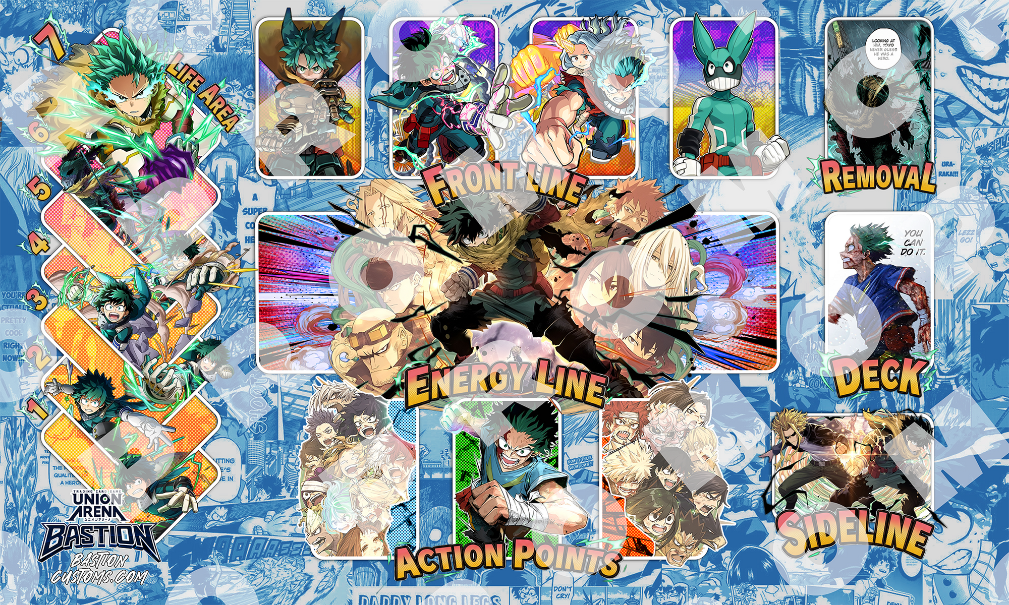 My Hero Academia - Deku/Midoriya - Union Arena Playmat