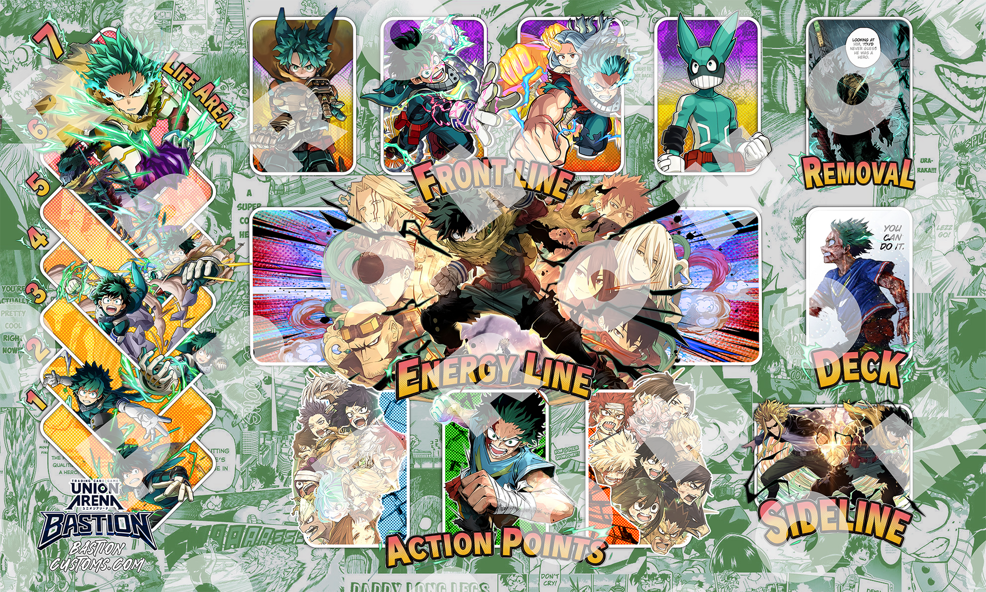 My Hero Academia - Deku/Midoriya - Union Arena Playmat