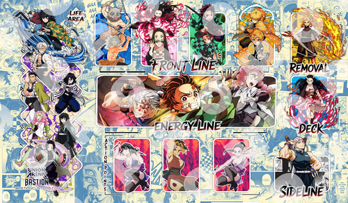 FIRST-WEEK SALE - Demon Slayer - Union Arena Playmat
