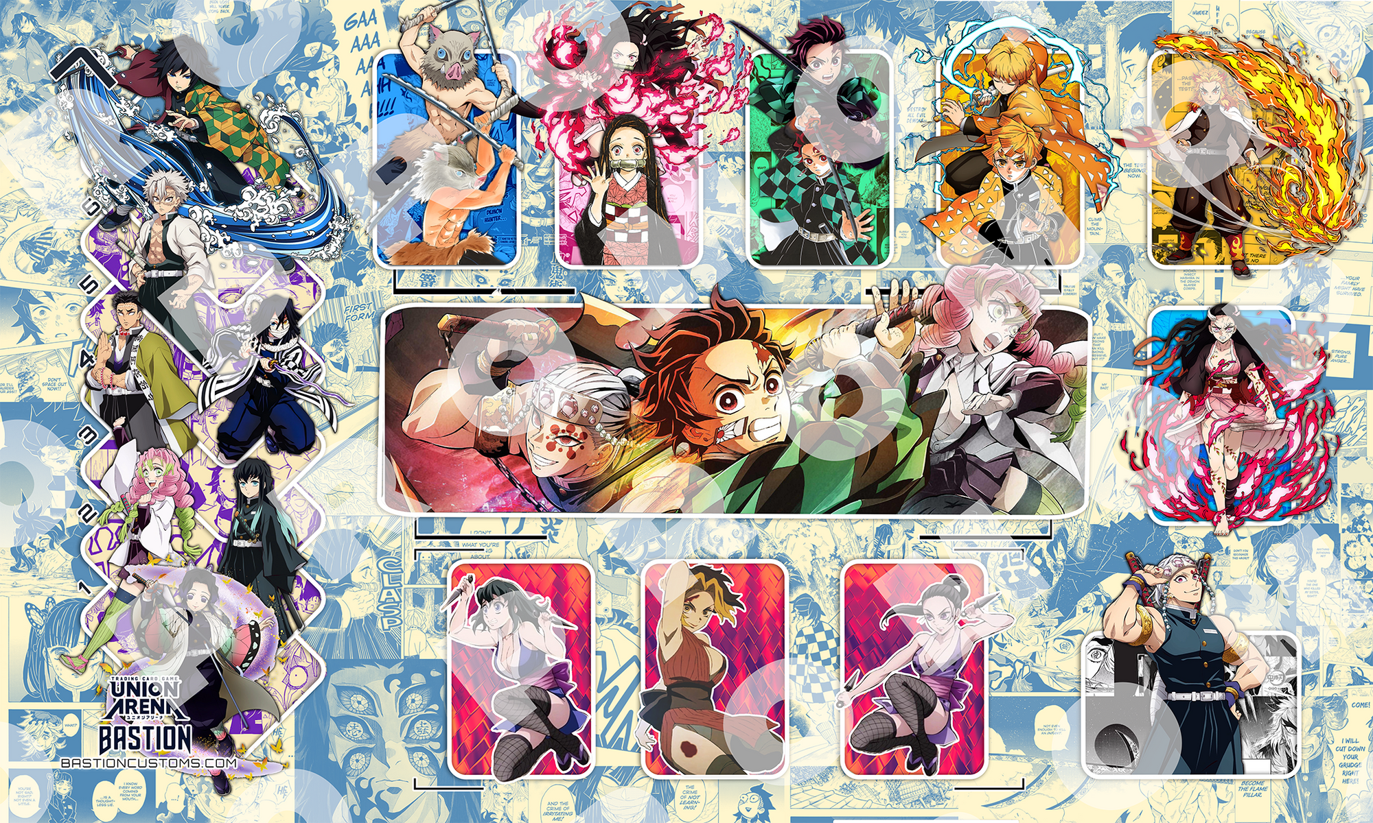 FIRST-WEEK SALE - Demon Slayer - Union Arena Playmat