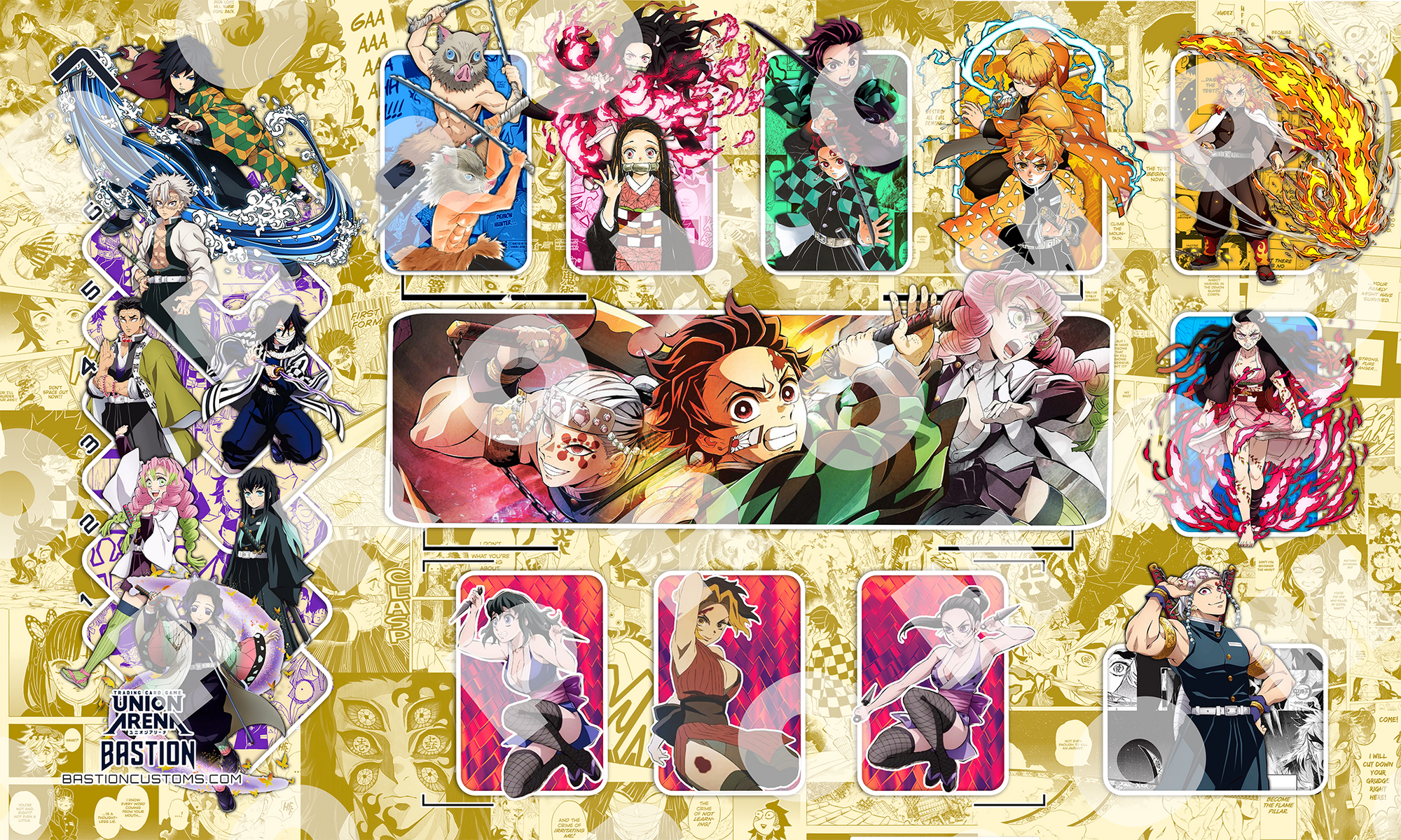 FIRST-WEEK SALE - Demon Slayer - Union Arena Playmat