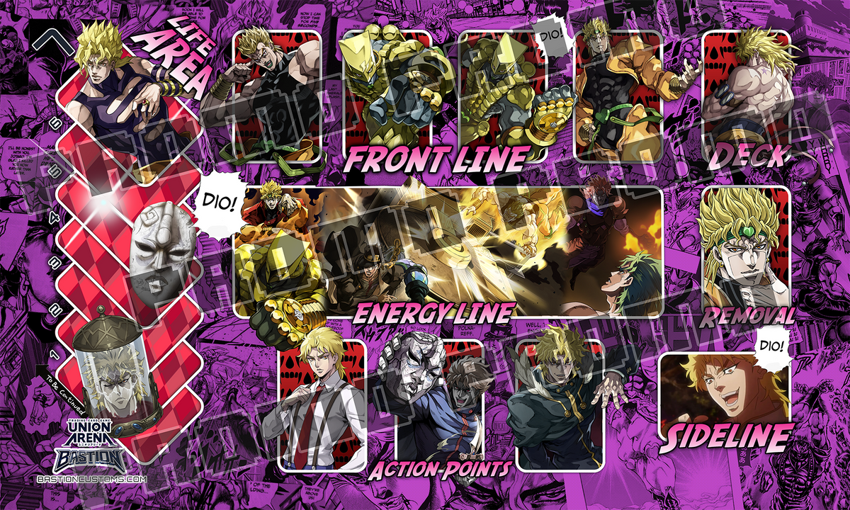 Jojo's Bizarre Adventure - DIO - Union Arena Playmat