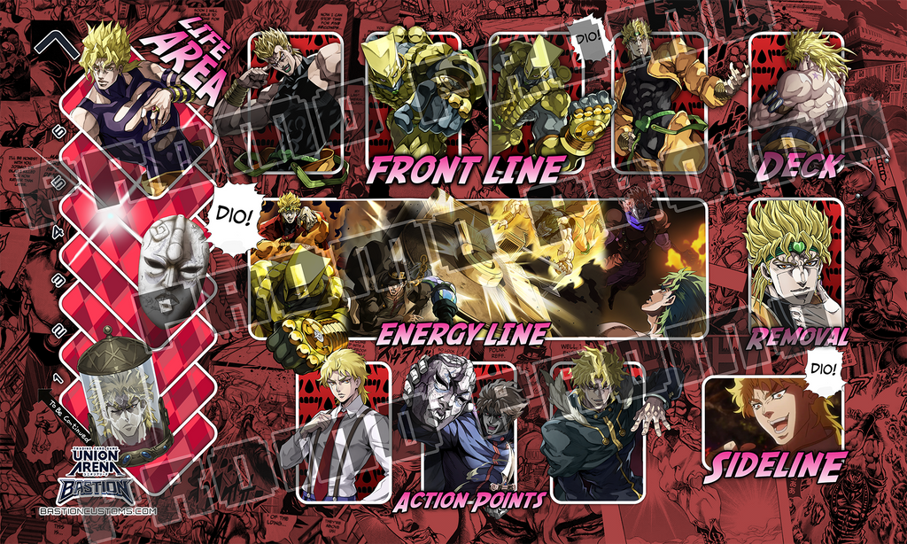 Jojo's Bizarre Adventure - DIO - Union Arena Playmat