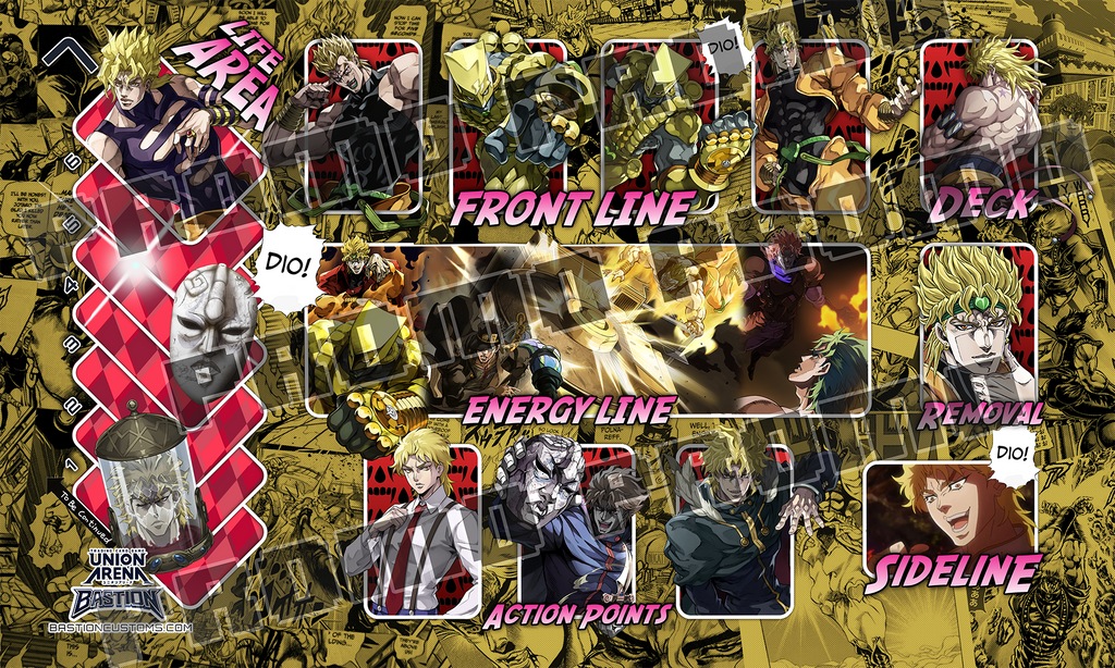 Jojo's Bizarre Adventure - DIO - Union Arena Playmat