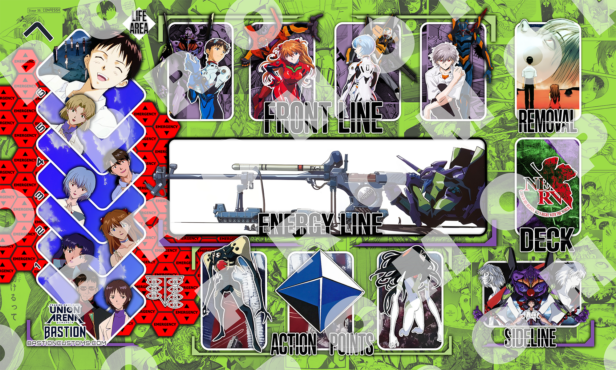 Neon Genesis Evangelion - Union Arena Playmat