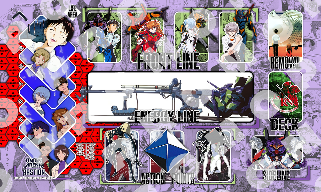 Neon Genesis Evangelion - Union Arena Playmat