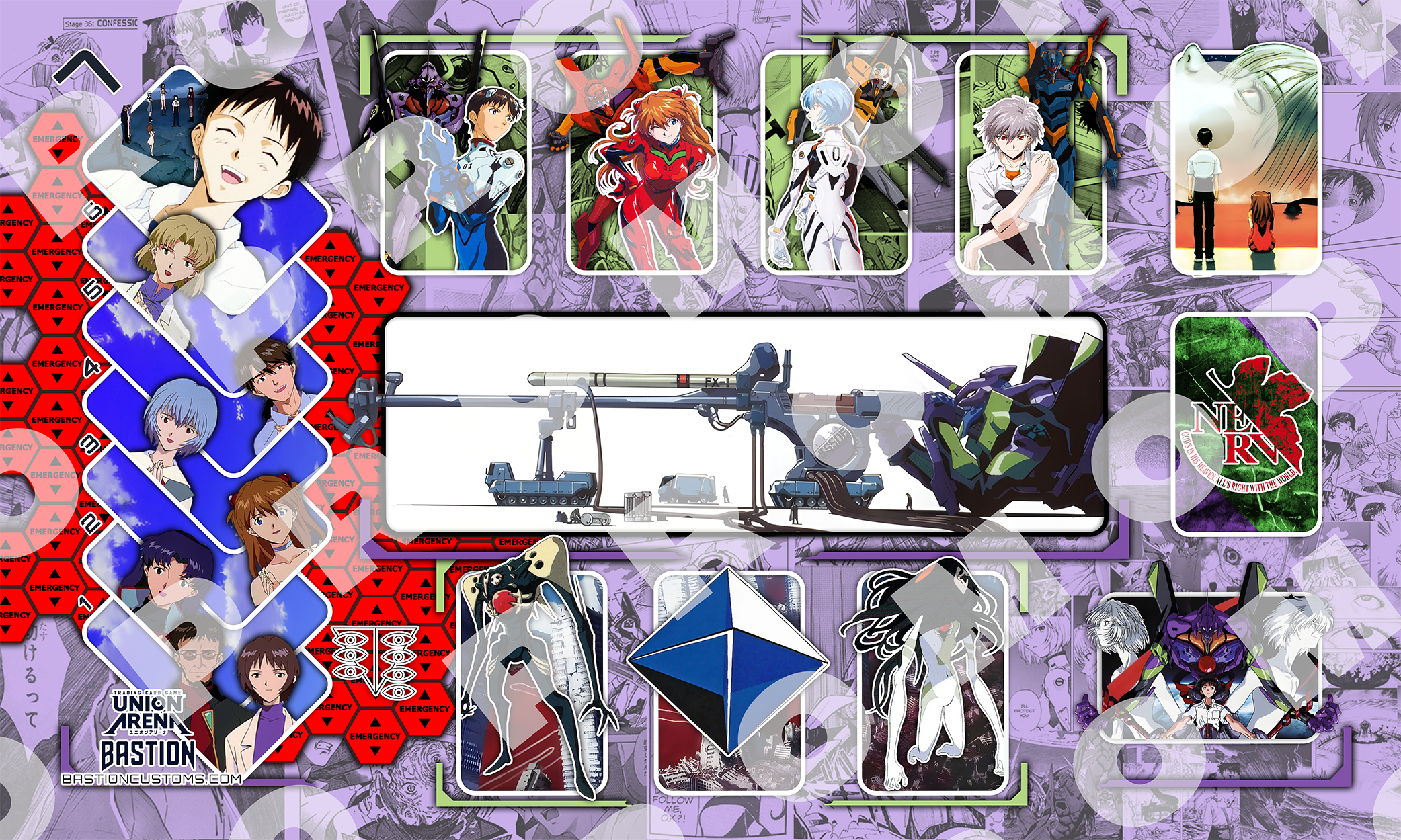 Neon Genesis Evangelion - Union Arena Playmat – BastionCustoms