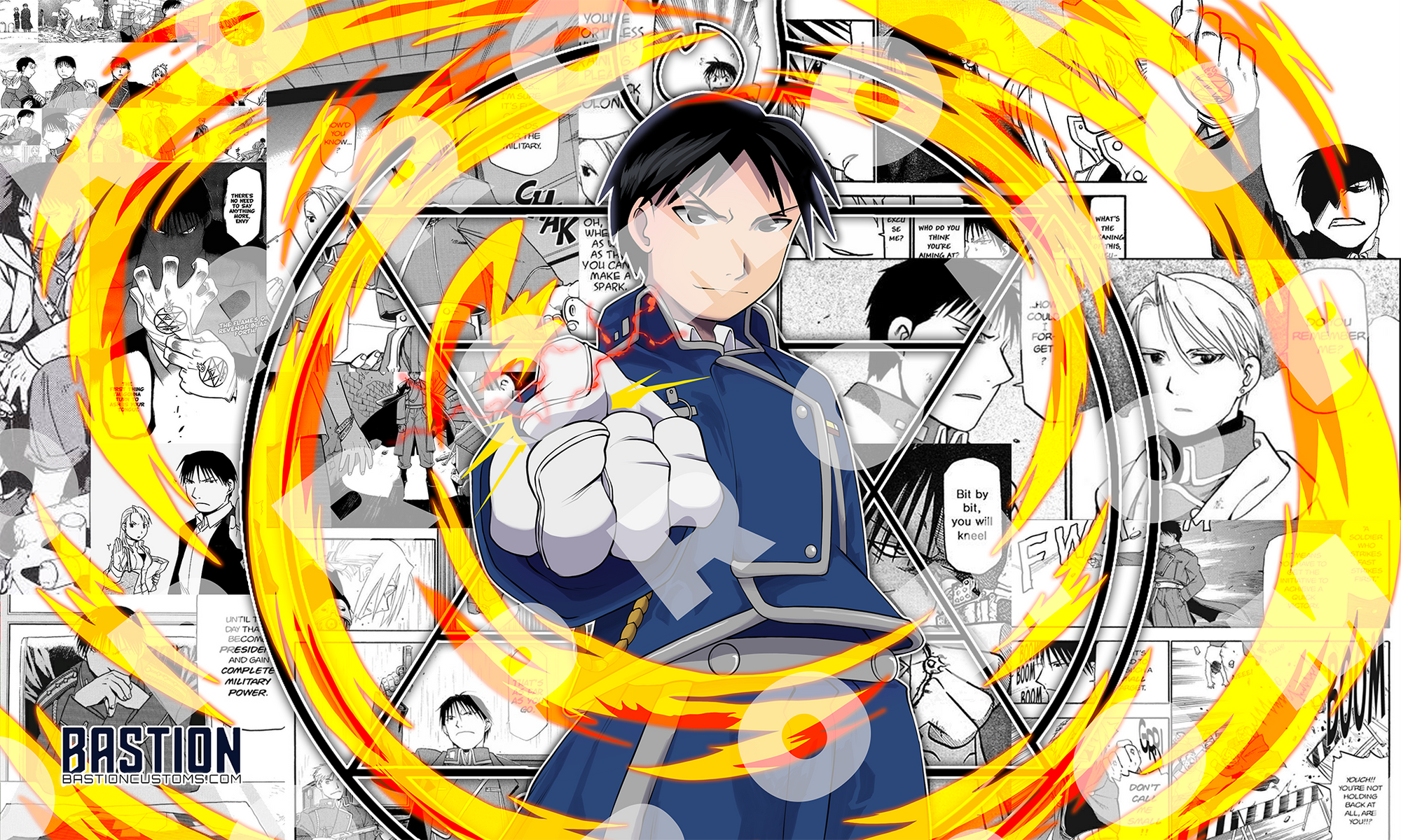 PRE-SALE - Roy Mustang TCG Playmat - Fullmetal Alchemist - BastionOriginals