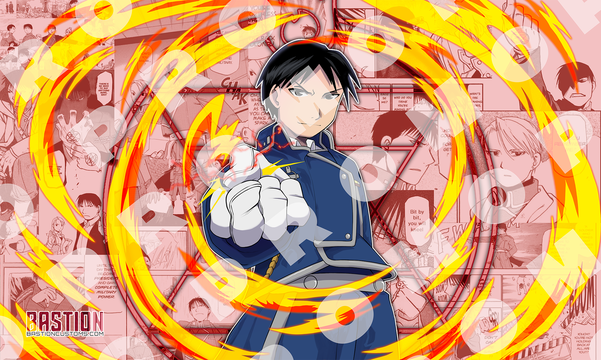 Roy Mustang TCG Playmat - Fullmetal Alchemist - BastionOriginals