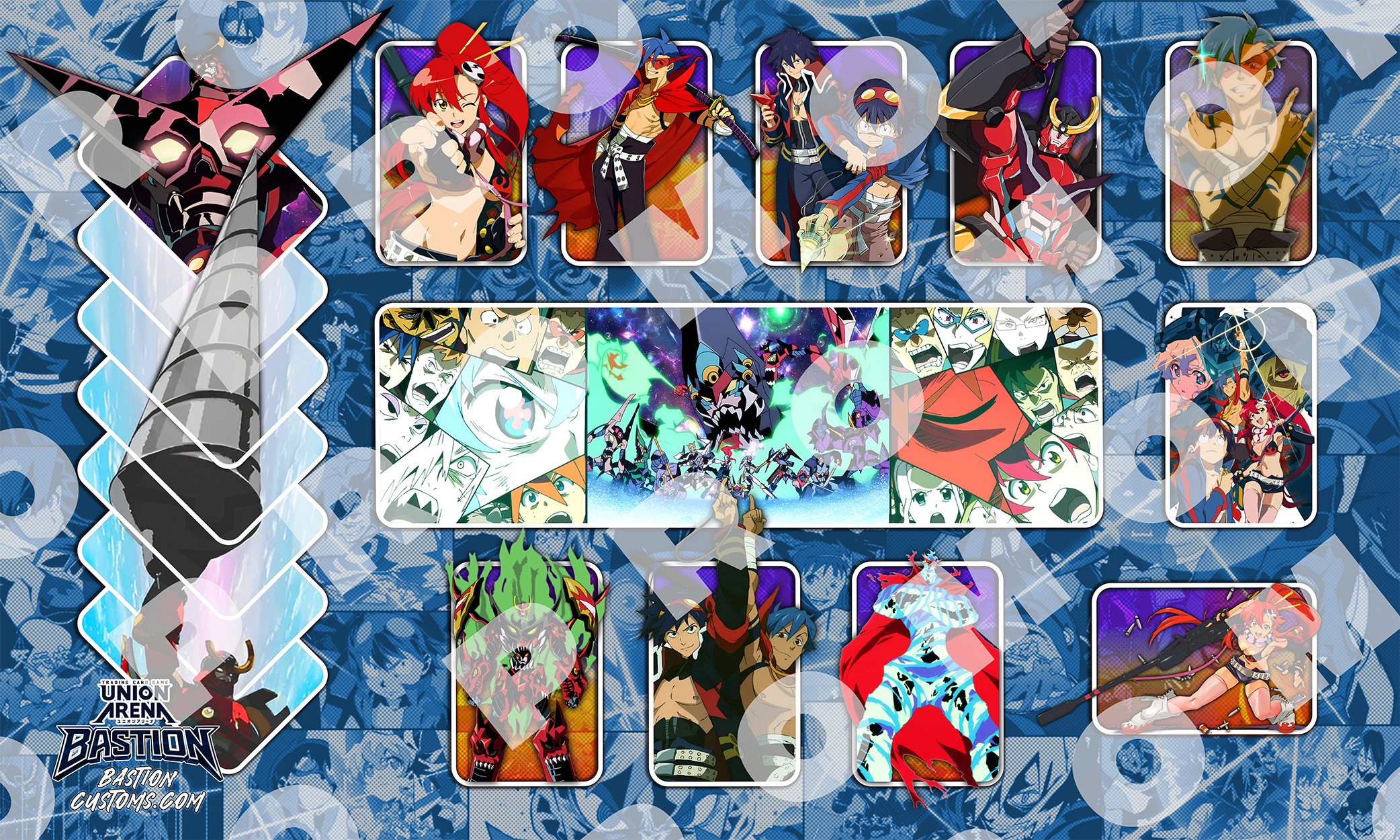 Gurren Lagann  - Union Arena Playmat