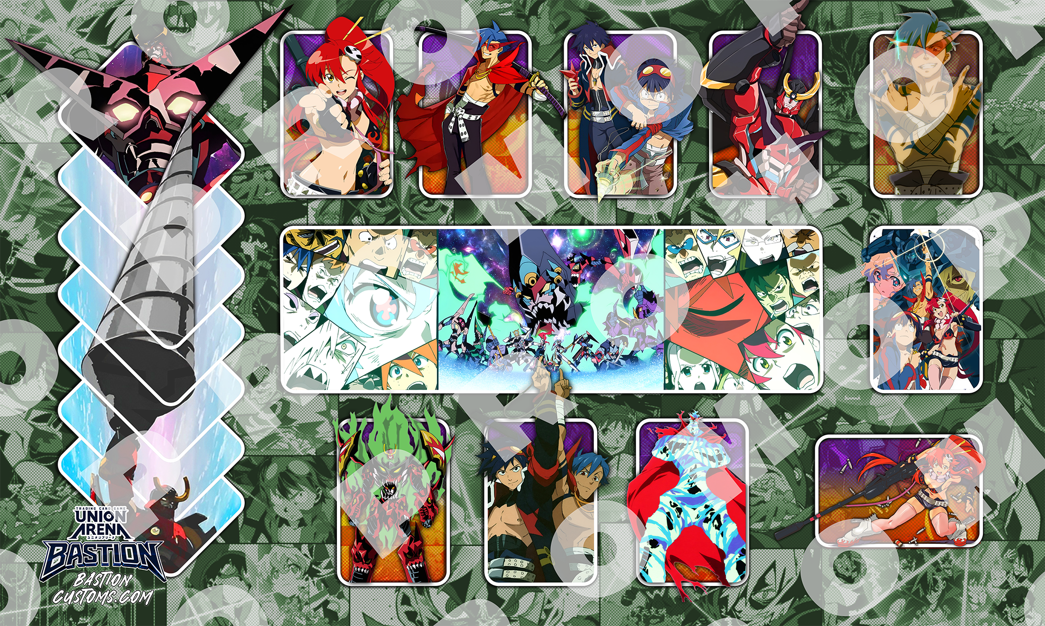 Gurren Lagann  - Union Arena Playmat