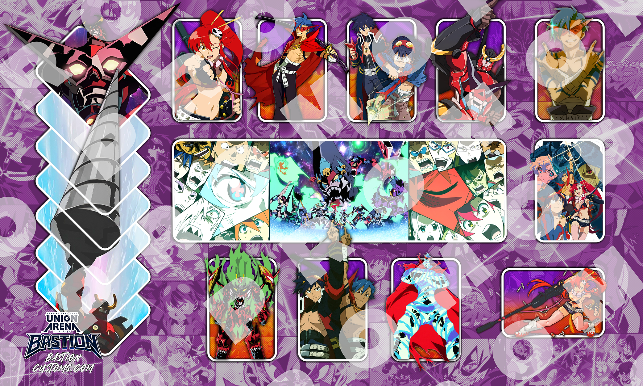 Gurren Lagann  - Union Arena Playmat