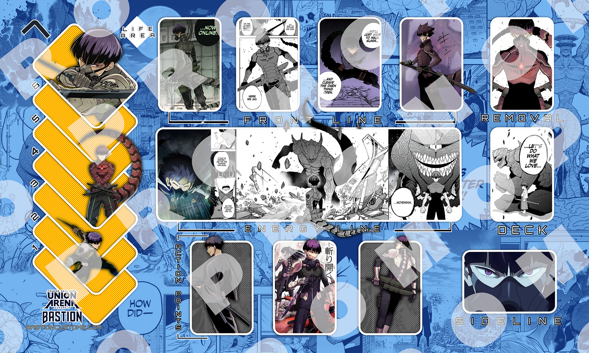 Kaiju No. 8 - Soshiro Hoshina - Union Arena Playmat