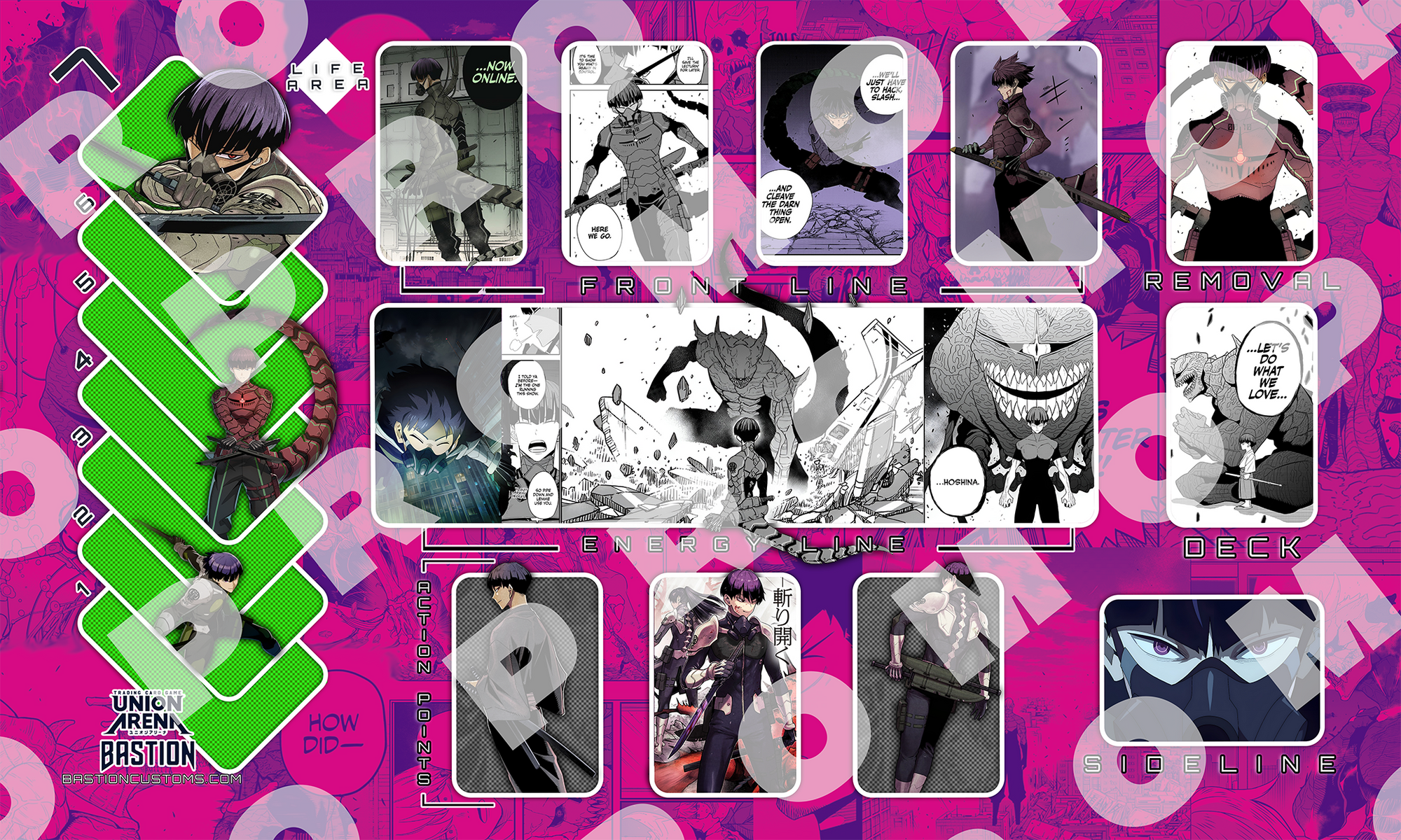 Kaiju No. 8 - Soshiro Hoshina - Union Arena Playmat