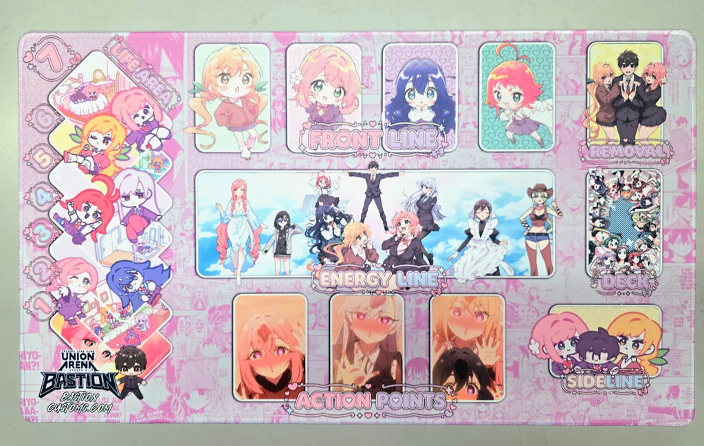 The 100 Girlfriends Who RRRRReally Love You  - Union Arena Playmat