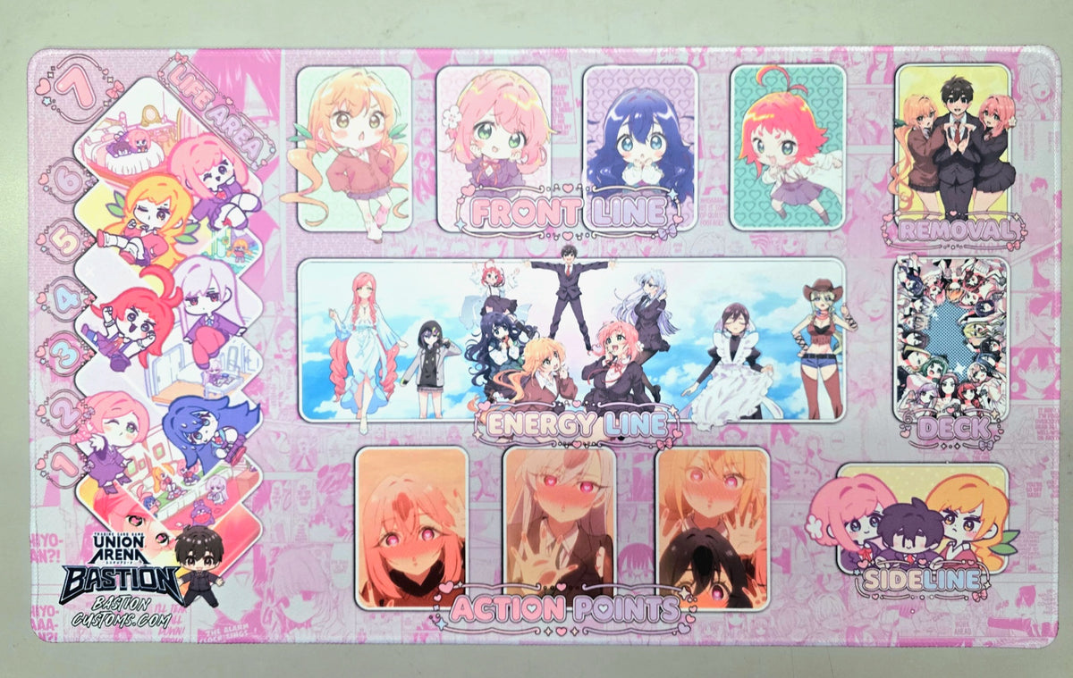 The 100 Girlfriends Who RRRRReally Love You  - Union Arena Playmat