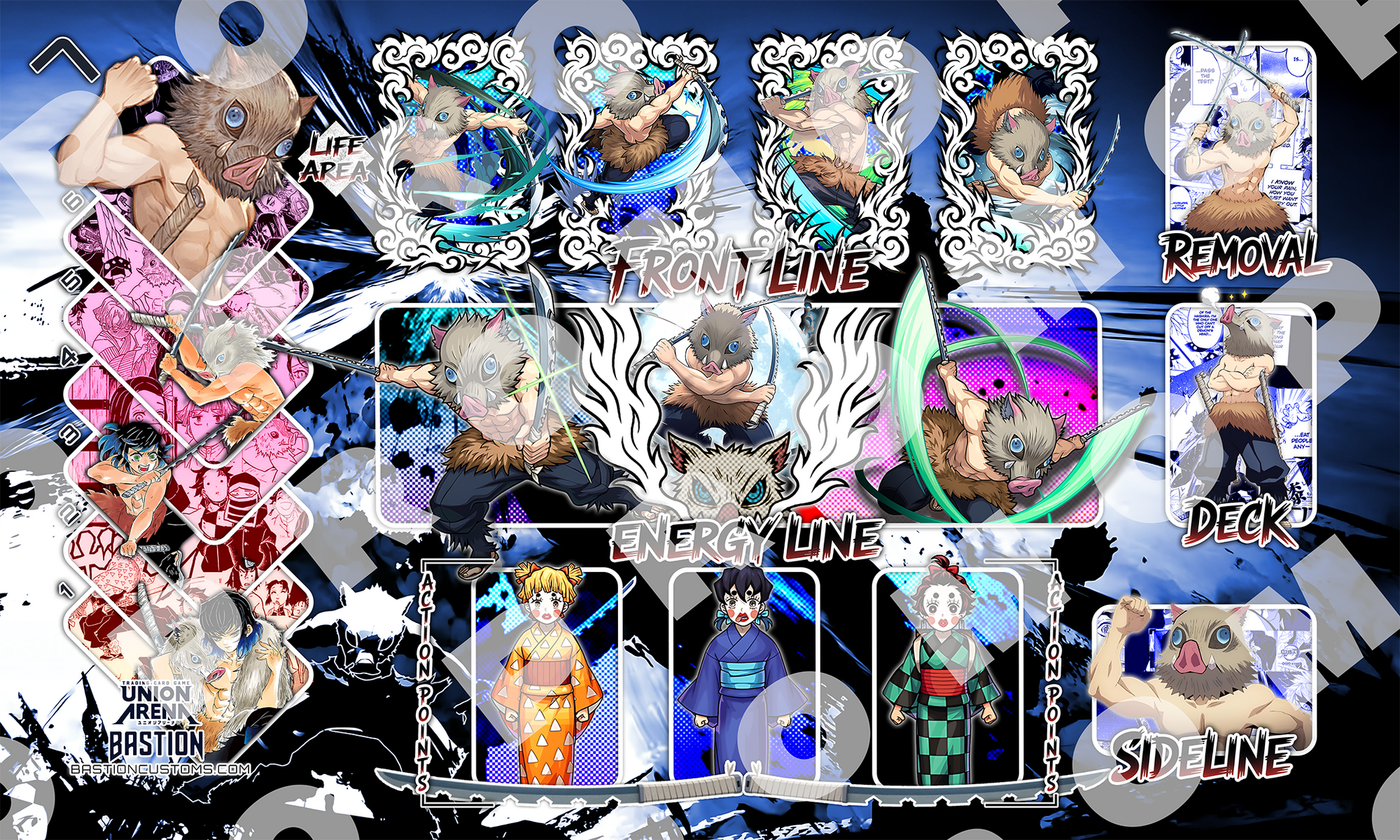 INOSUKE - Demon Slayer Union Arena Playmat