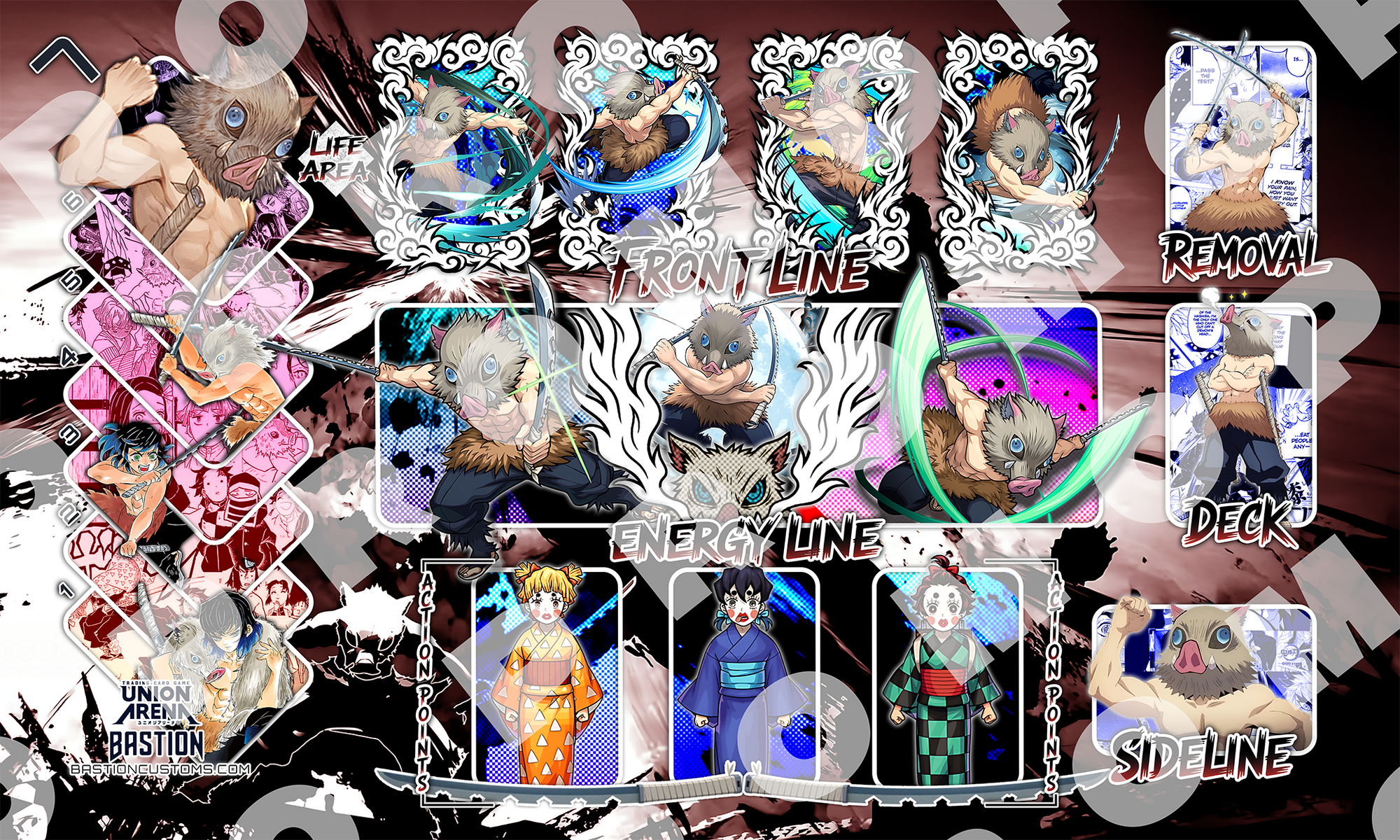 INOSUKE - Demon Slayer Union Arena Playmat