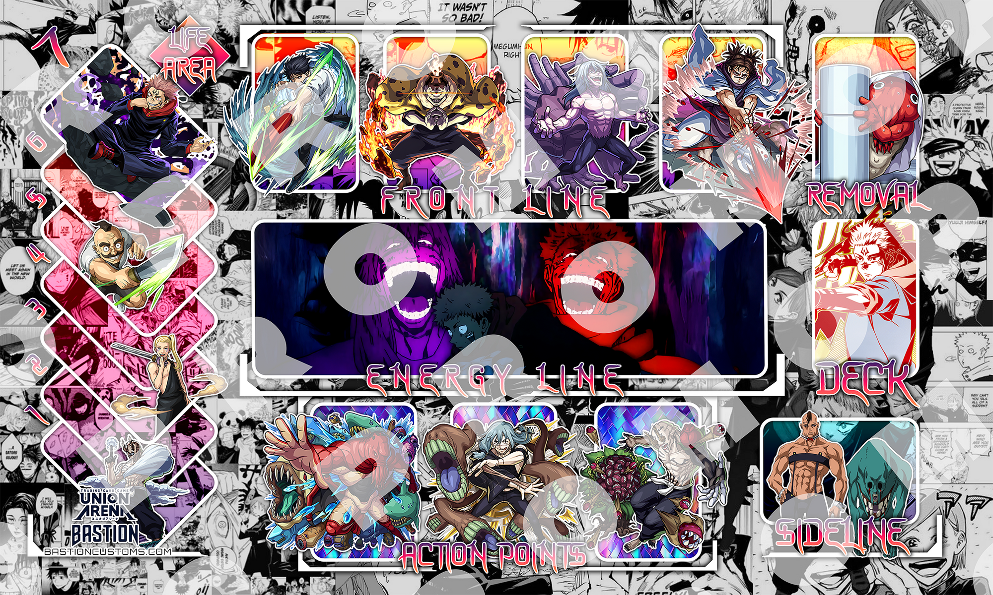 PRE-SALE - Jujutsu Kaisen Curses - Union Arena Playmat