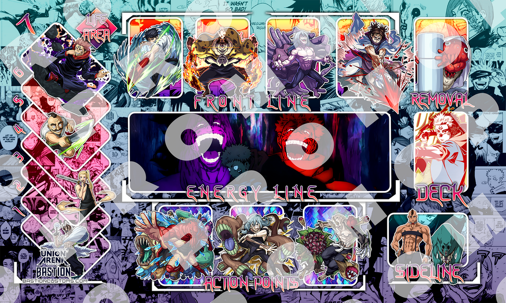 PRE-SALE - Jujutsu Kaisen Curses - Union Arena Playmat