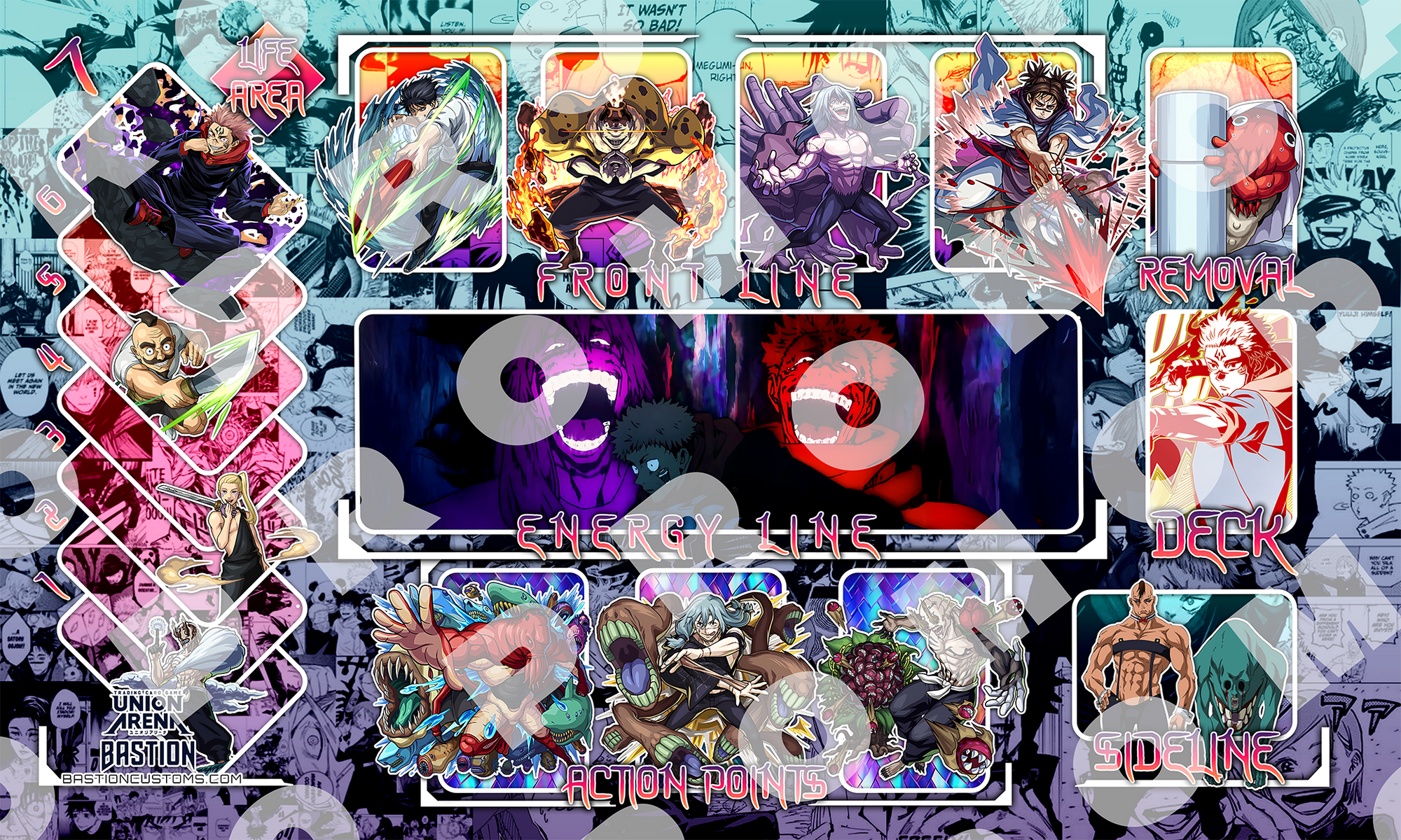PRE-SALE - Jujutsu Kaisen Curses - Union Arena Playmat