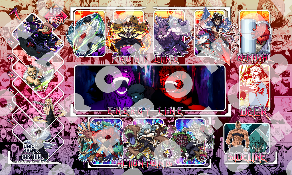 PRE-SALE - Jujutsu Kaisen Curses - Union Arena Playmat