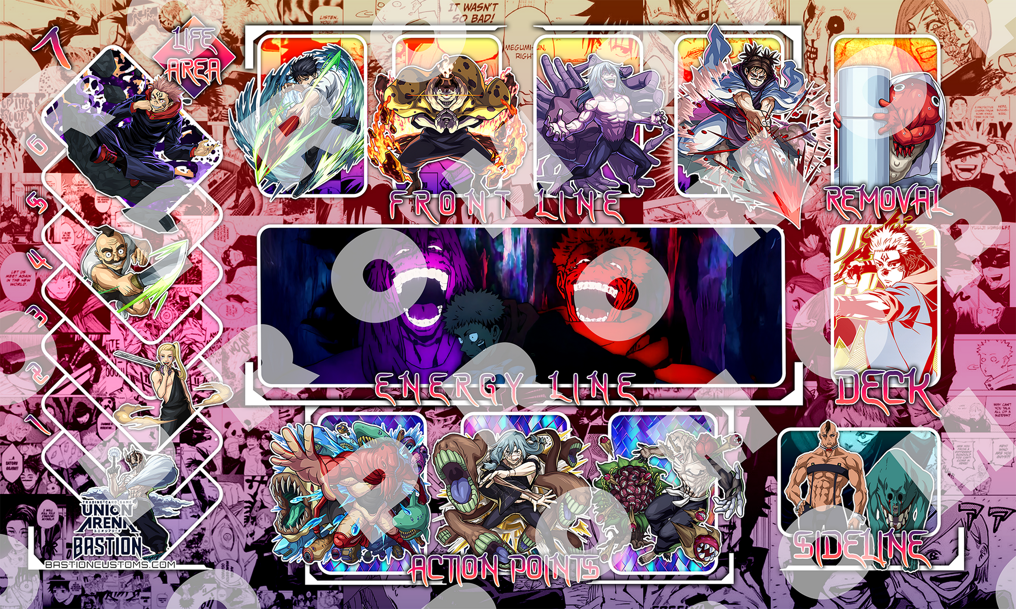 PRE-SALE - Jujutsu Kaisen Curses - Union Arena Playmat