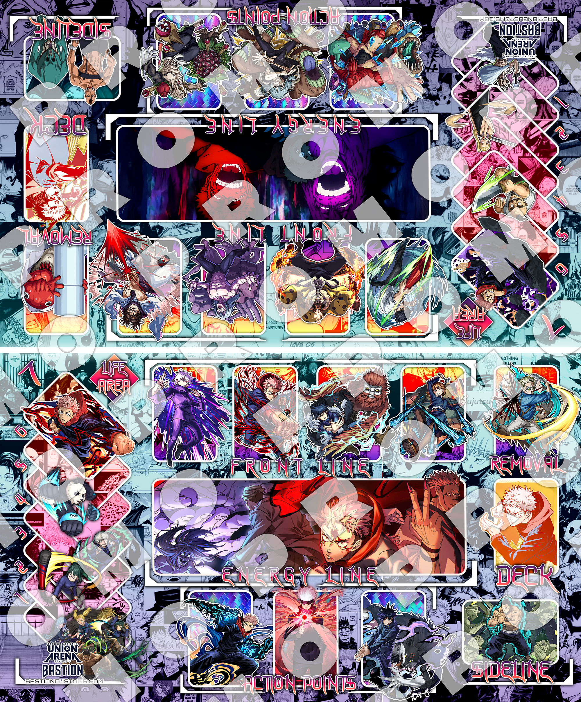 PRE-SALE - Jujutsu Kaisen VS - 2-Player Union Arena Playmat