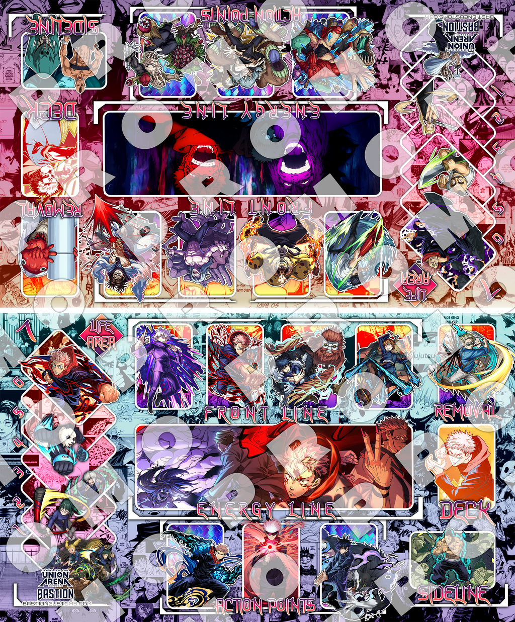 PRE-SALE - Jujutsu Kaisen VS - 2-Player Union Arena Playmat