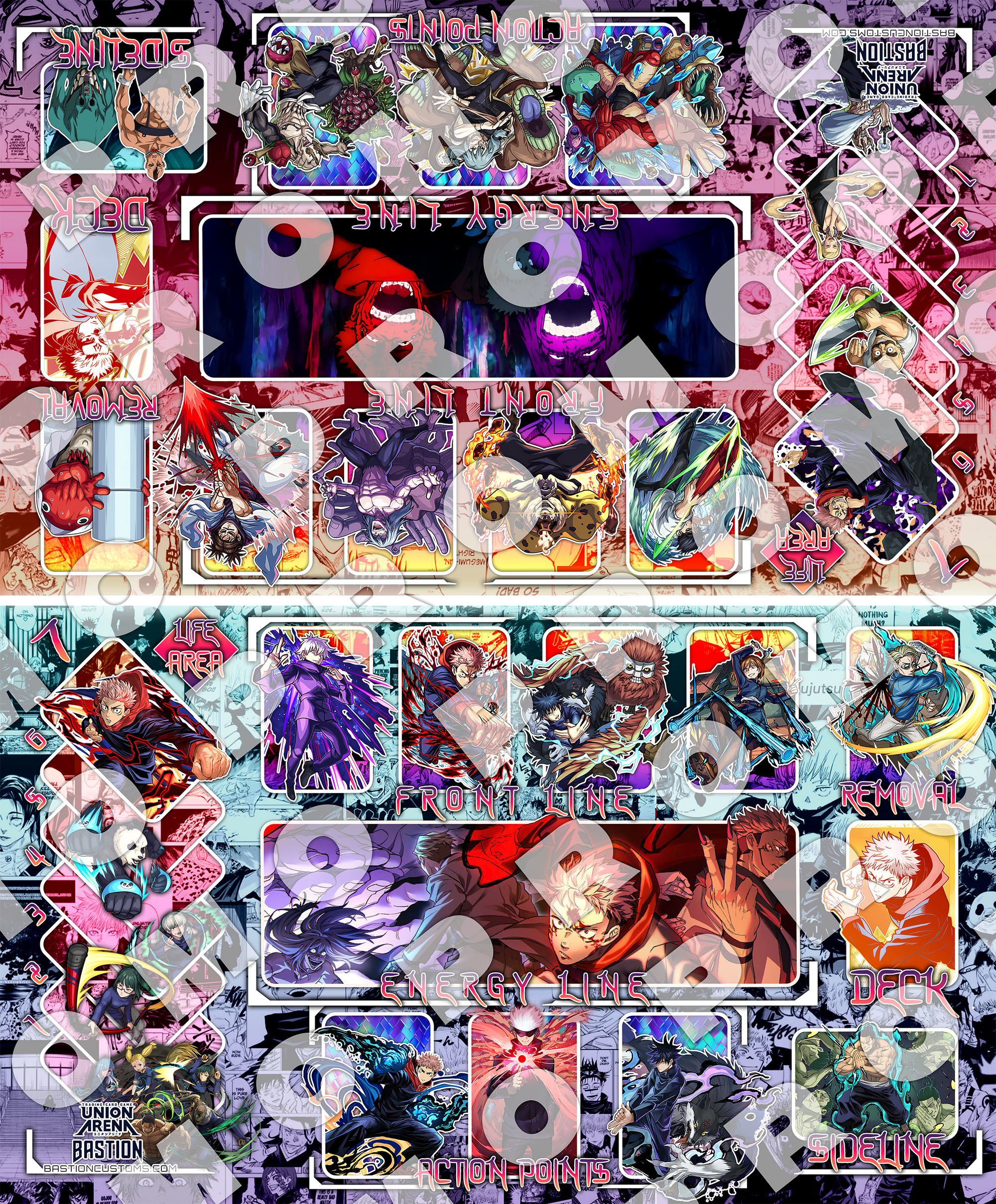 PRE-SALE - Jujutsu Kaisen VS - 2-Player Union Arena Playmat