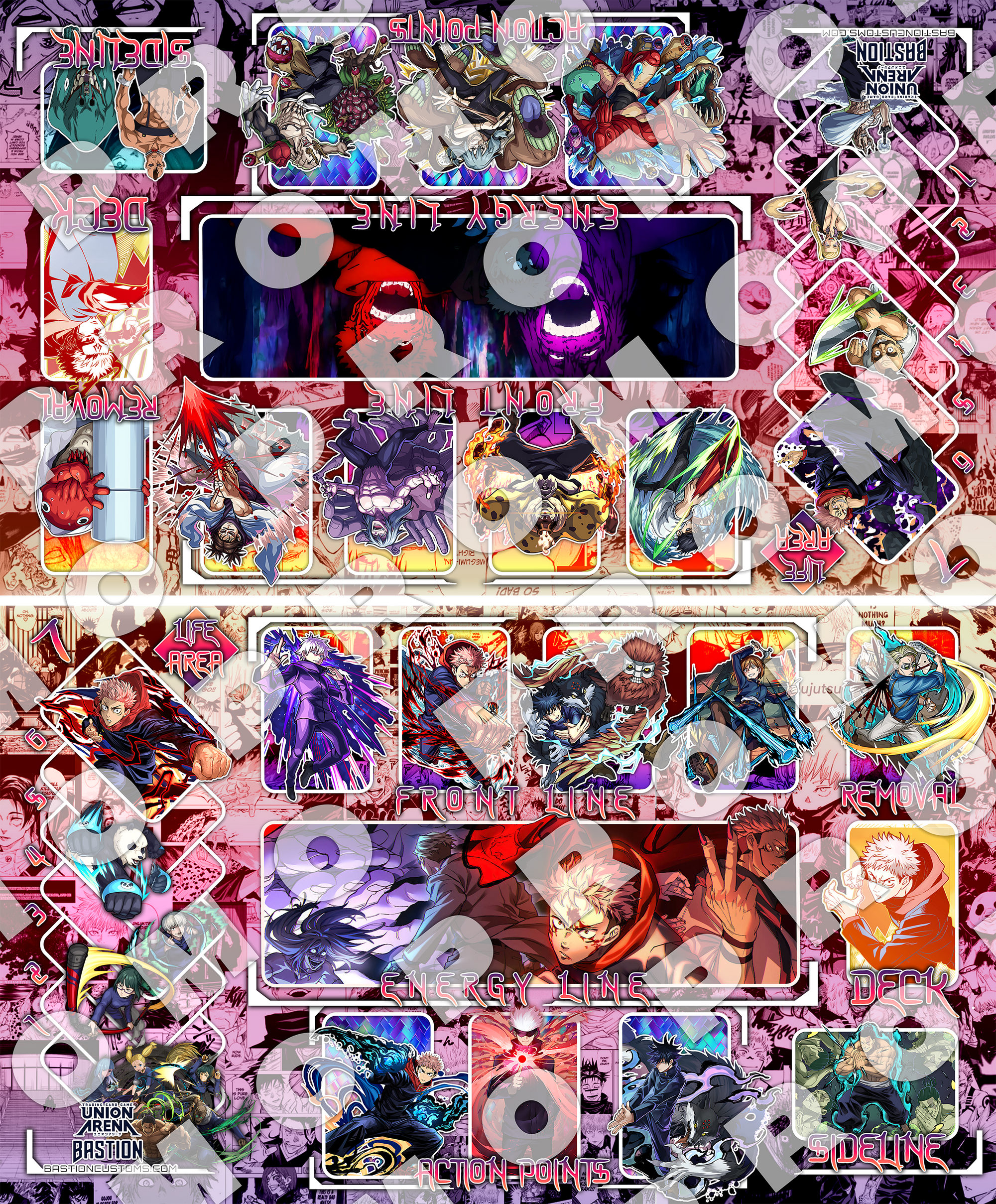 PRE-SALE - Jujutsu Kaisen VS - 2-Player Union Arena Playmat
