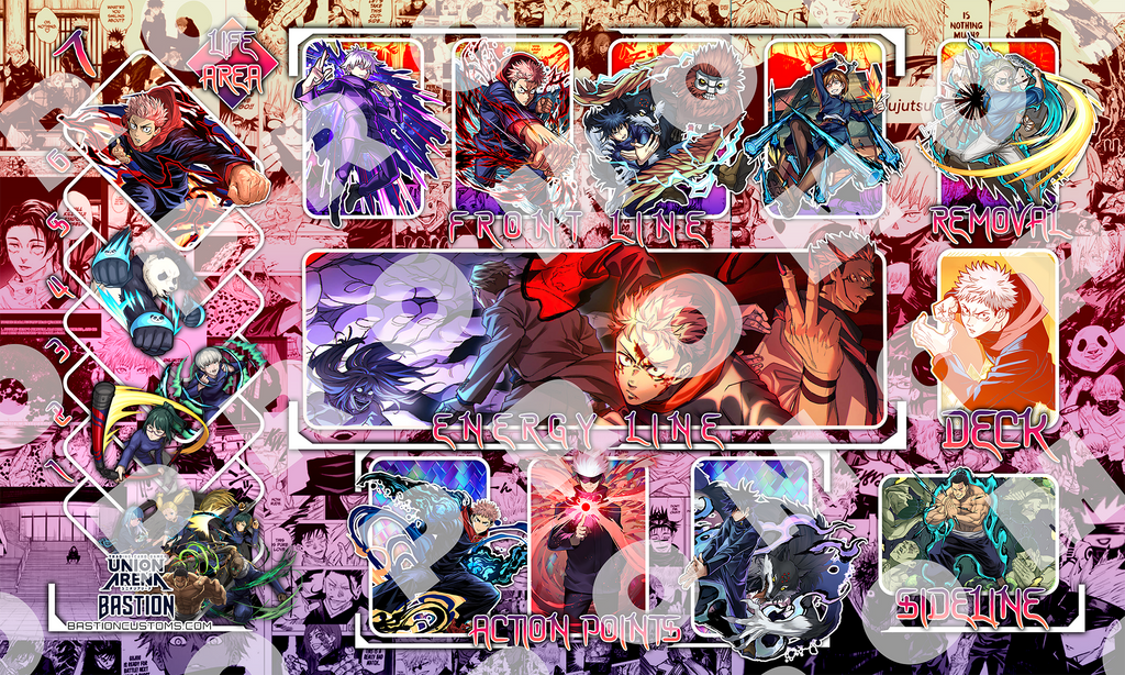 PRE-SALE - Jujutsu Kaisen Sorcerers - Union Arena Playmat