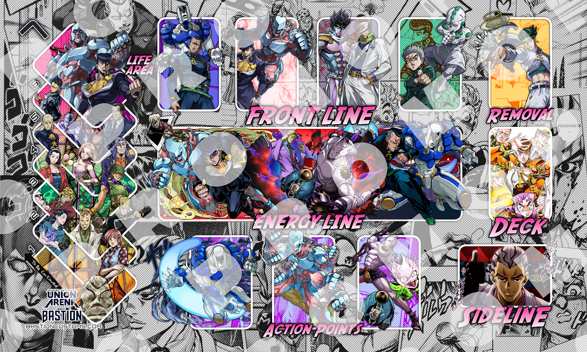 Jojo's Bizarre Adventure - Diamond is Unbreakable - Union Arena Playmat