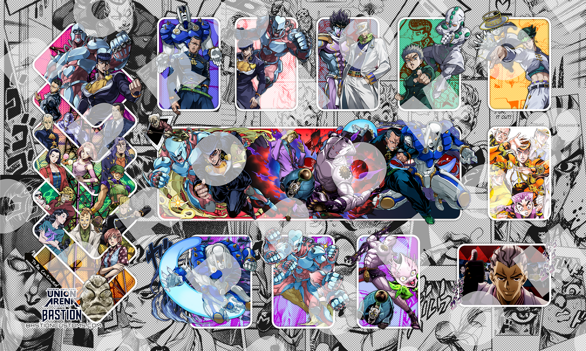 Jojo's Bizarre Adventure - Diamond is Unbreakable - Union Arena Playmat