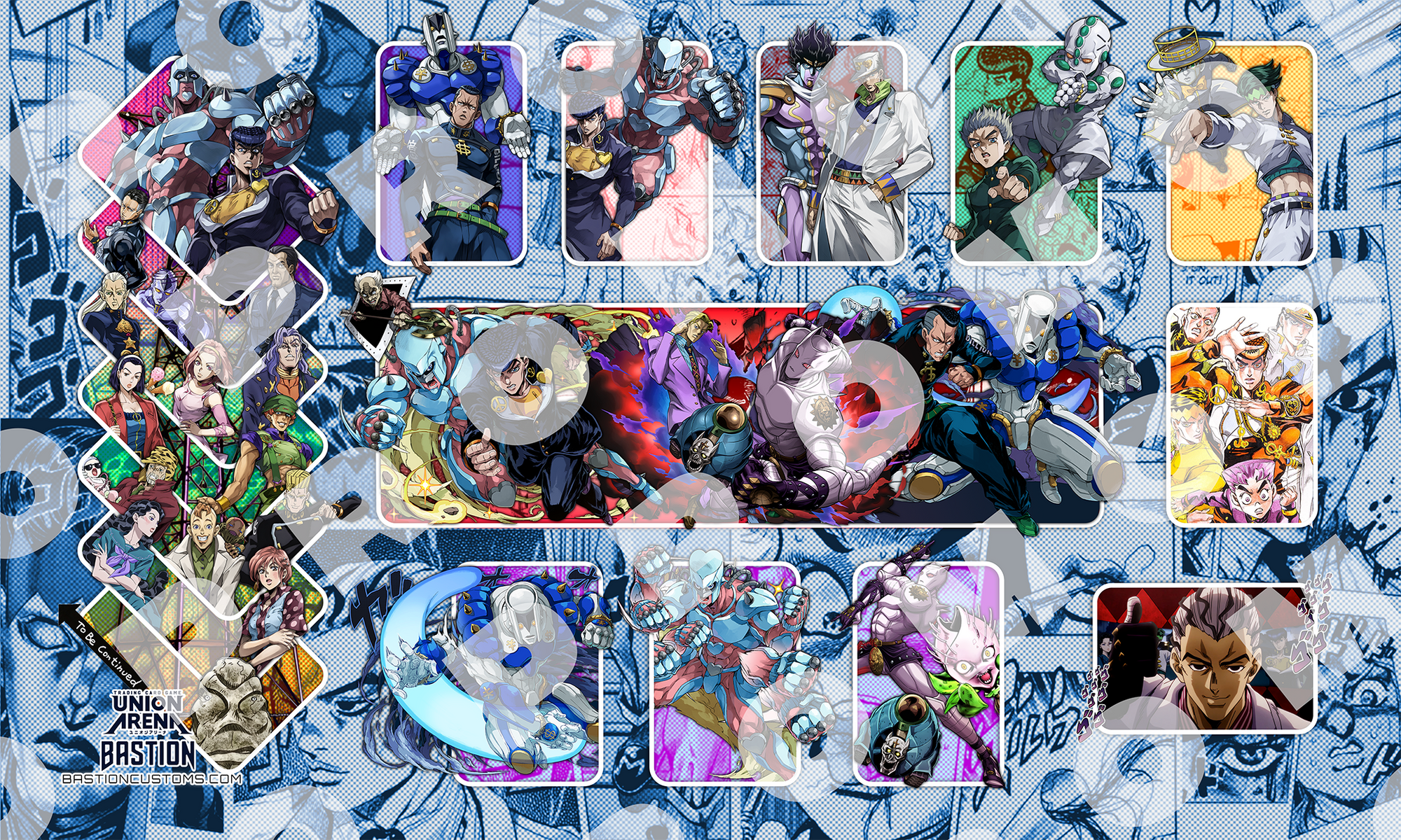 Jojo's Bizarre Adventure - Diamond is Unbreakable - Union Arena Playmat