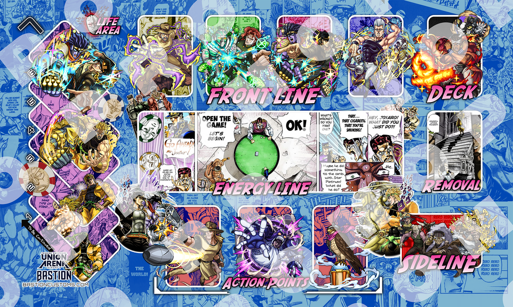 FIRST-WEEK SALE - JJBA Part 3 - Union Arena Playmat