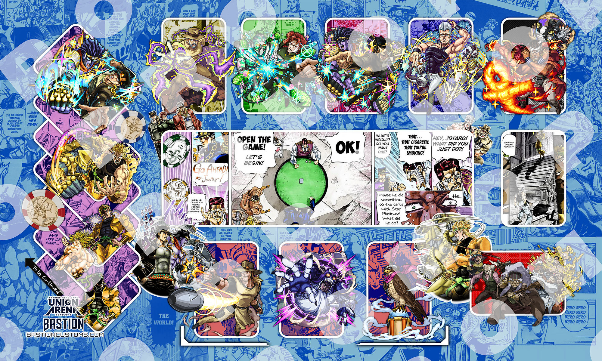 FIRST-WEEK SALE - JJBA Part 3 - Union Arena Playmat